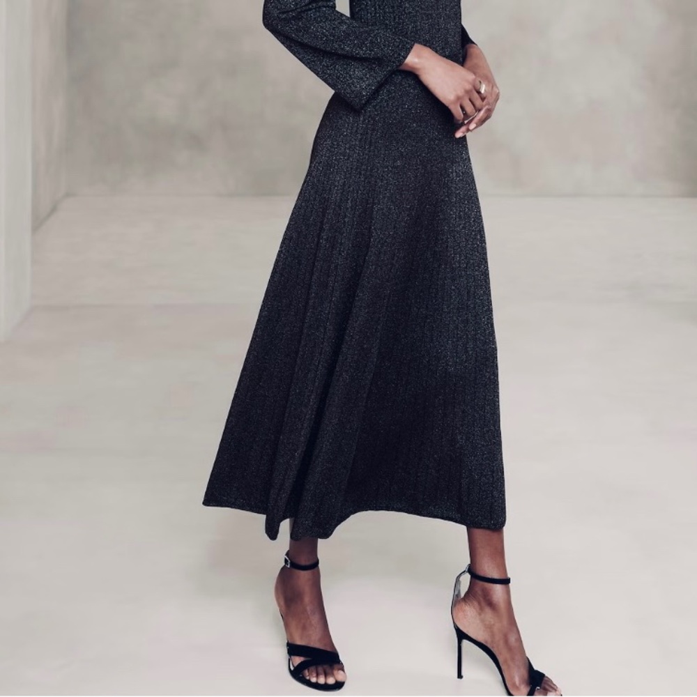 Banana Republic metallic skirt